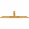 Ekena Millwork Portland Rough Sawn Timber Gable Bracket, Western Red Cedar, 60"W x 20"H x 2"D x 4"F, 8/12 Pitch GBW060X20X0204POR00RWR - alternate 4